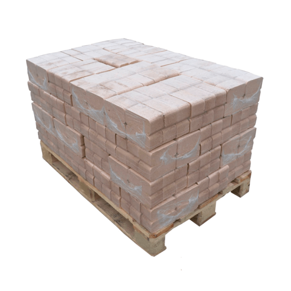 hele pallet met 48 pakken ruf briketten