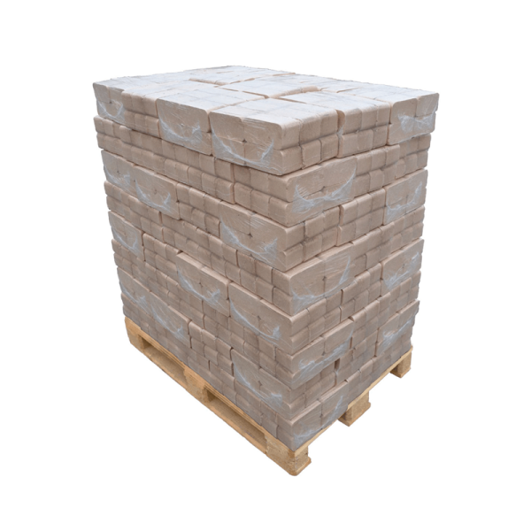 hele pallet met 48 pakken ruf briketten
