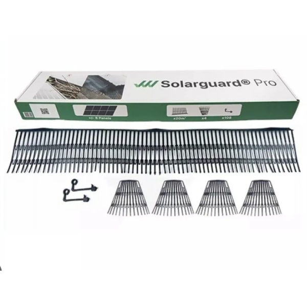 set vogelwering voor zonnepanelen Solarguard