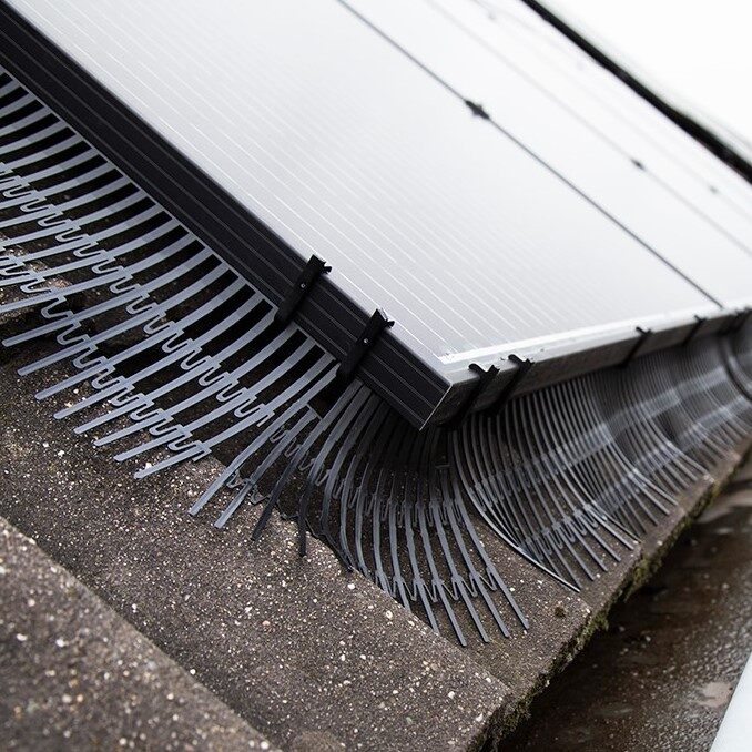 vogelwering rond zonnepanelen